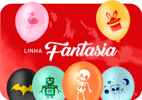 Linha de Balões Fantasia