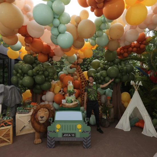 Transforme sua festa em uma aventura inesquecível com a temática safari
