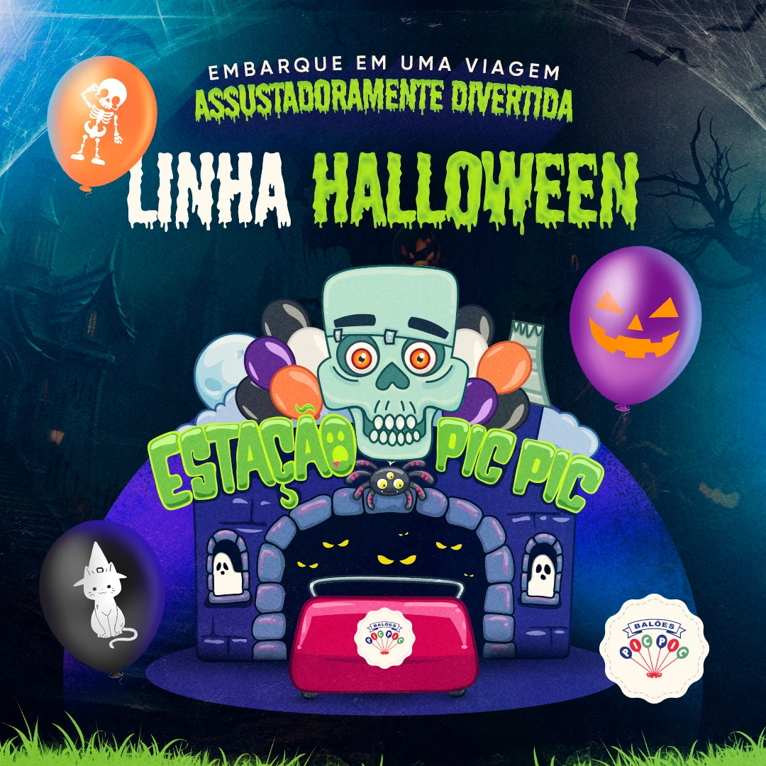 Balões de festa Halloween surpreendem com novas estampas