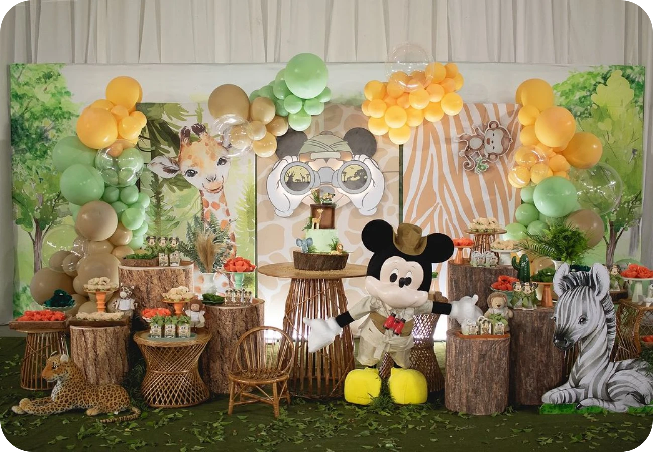 Tendências de cores para decoração com balões em 2025