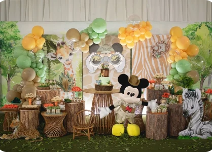 Tendências de cores para decoração com balões em 2025